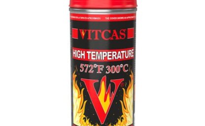 Vitcas 800°C Paint on an Enclosure: Surface and Moving Parts
