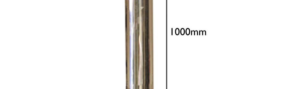 Das Abgasrohr leitet die Abgase aus dem Herd ab